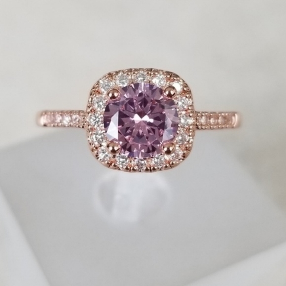 18k Pink Ring - Picture 3 of 8